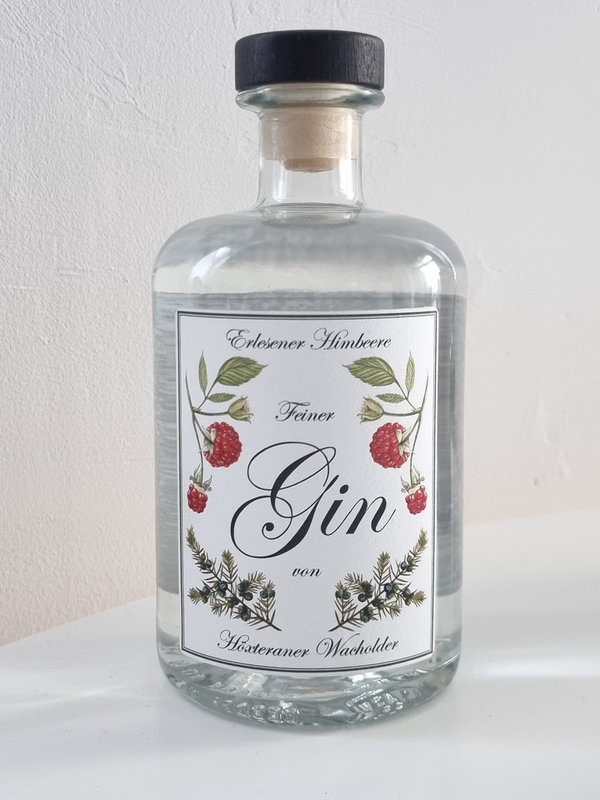 Feiner Gin von Höxteraner Wacholder & Erlesener Himbeere 500ml - 42% vol